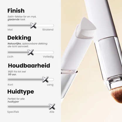 2-in-1-Foundation mit integriertem Pinsel