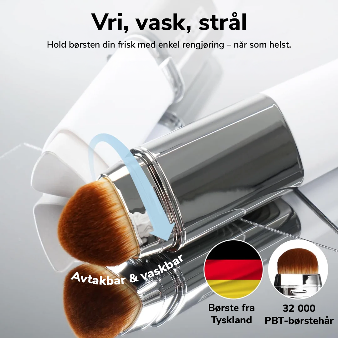 2-in-1-Foundation mit integriertem Pinsel