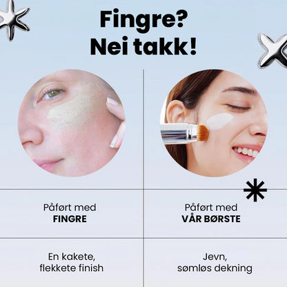 2-in-1-Foundation mit integriertem Pinsel
