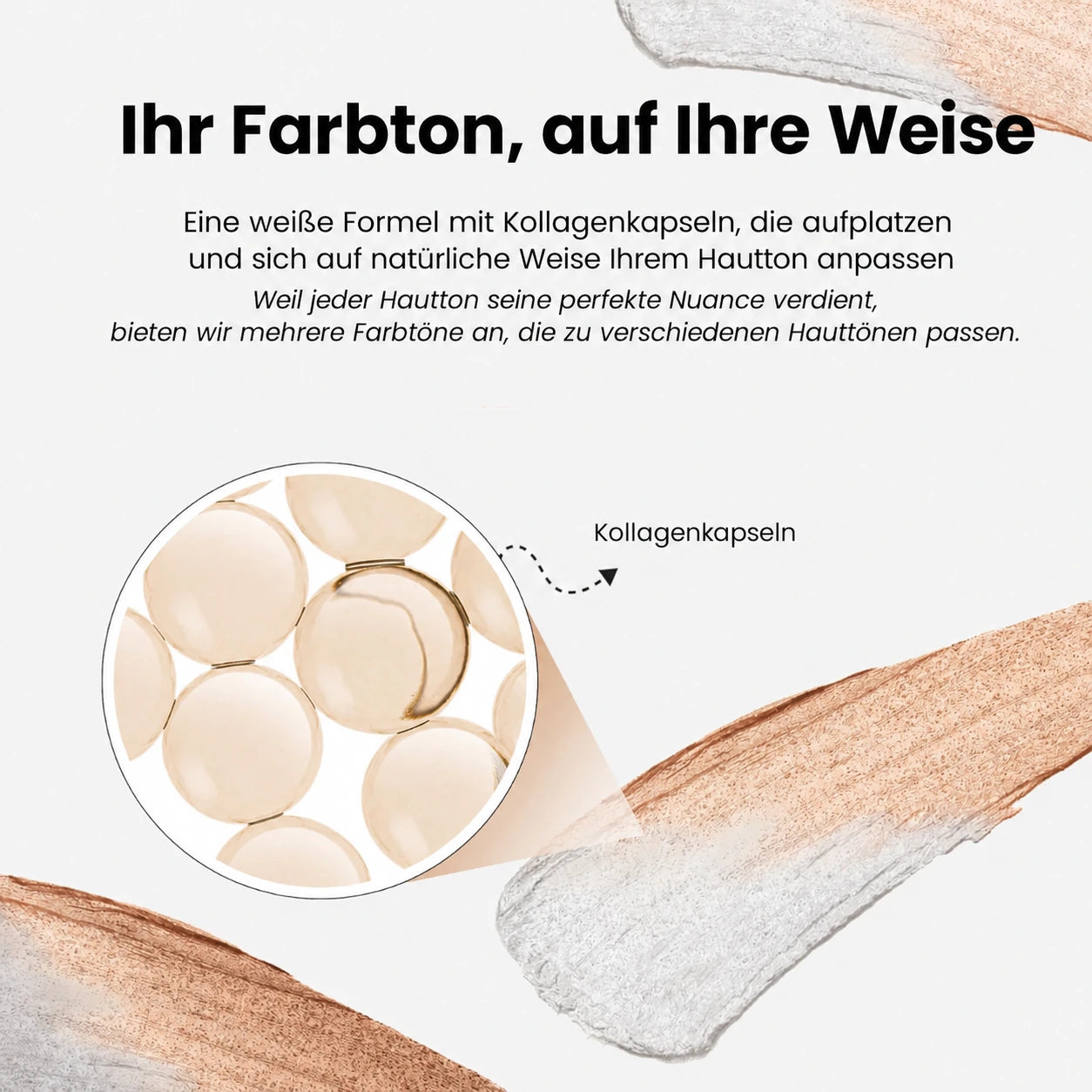2-in-1-Foundation mit integriertem Pinsel